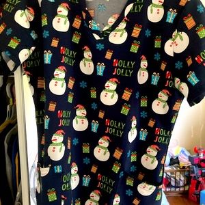 TWO scrubaid scrub tops